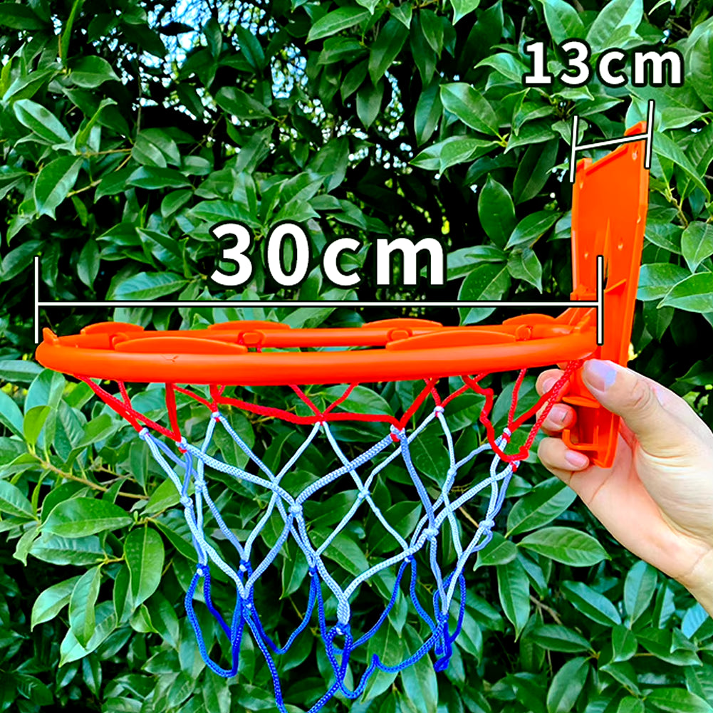 18/21/24CM Kids Bouncing Mute Ball High-Resilience Mute Dribbling Basketball Training Foam Ball 1-2Pcs Basketball Hoop Orange