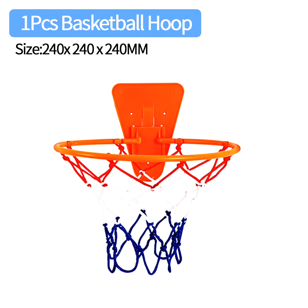 18/21/24CM Kids Bouncing Mute Ball High-Resilience Mute Dribbling Basketball Training Foam Ball 1-2Pcs Basketball Hoop Orange