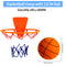 18/21/24CM Kids Bouncing Mute Ball High-Resilience Mute Dribbling Basketball Training Foam Ball 1-2Pcs Basketball Hoop Orange